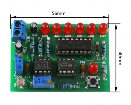 DIY Kit Light Control Water Flowing Lamp LED Night Cycle Analog Circuit Electronic Soldering Kits